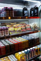 Gallant Tiger sandwiches in a retail freezer cooler